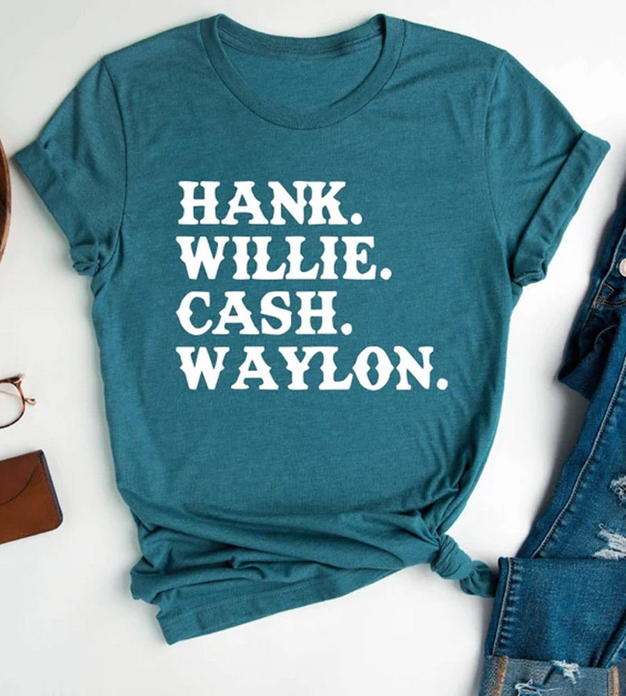 Hank Willie Cash Waylon Shirt