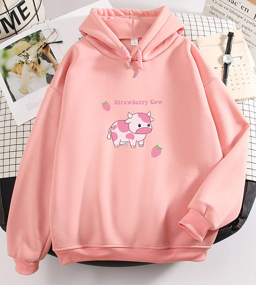Cow Print Hoodie in USA
