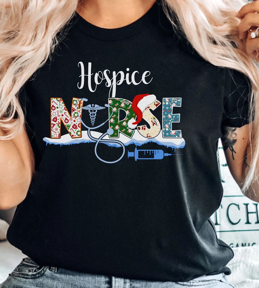 Hospice Nurse Christmas Shirt