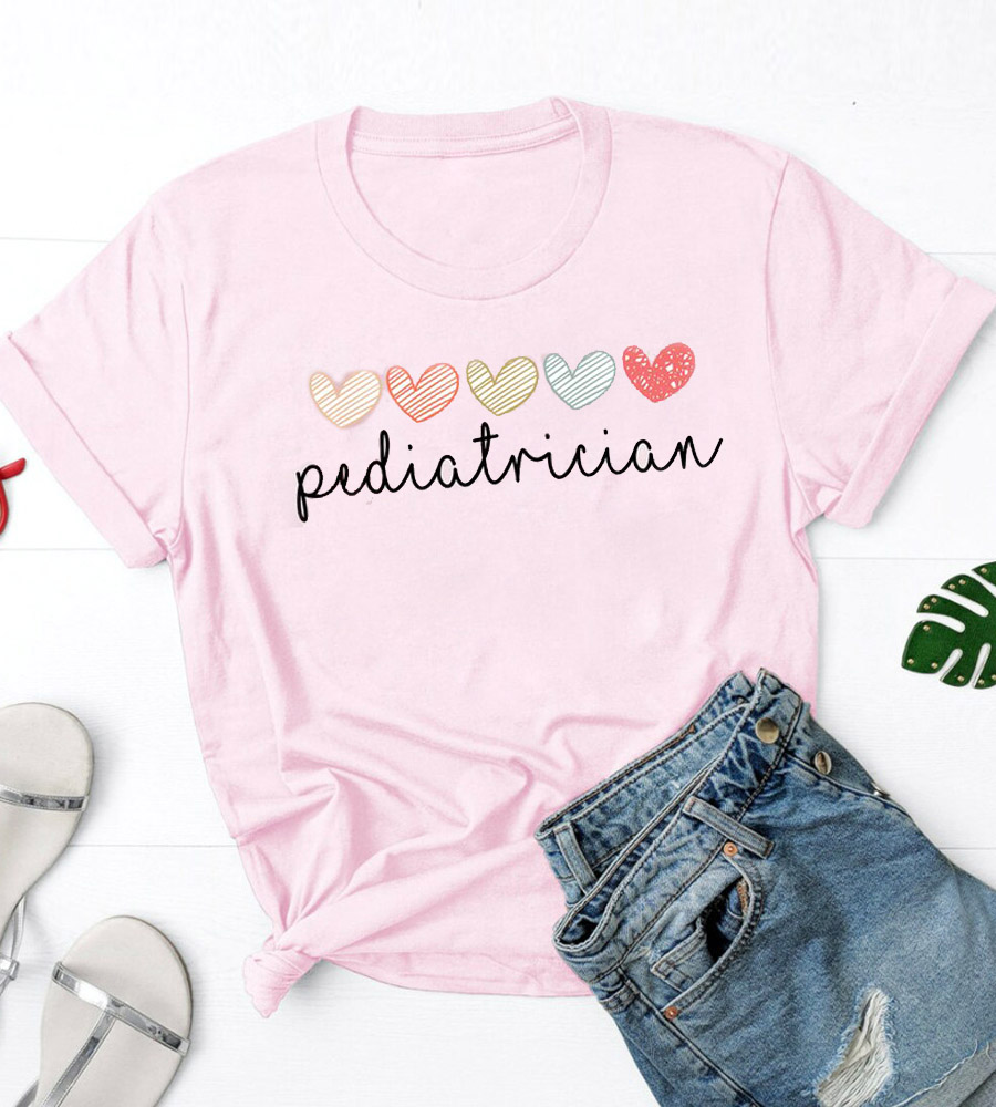 Pediatrician Hearts Shirt
