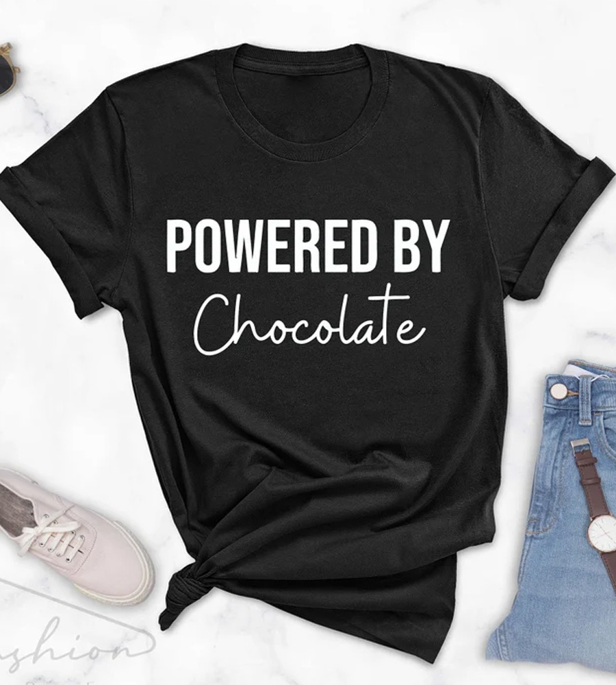 Powered By Chocolate Shirt
