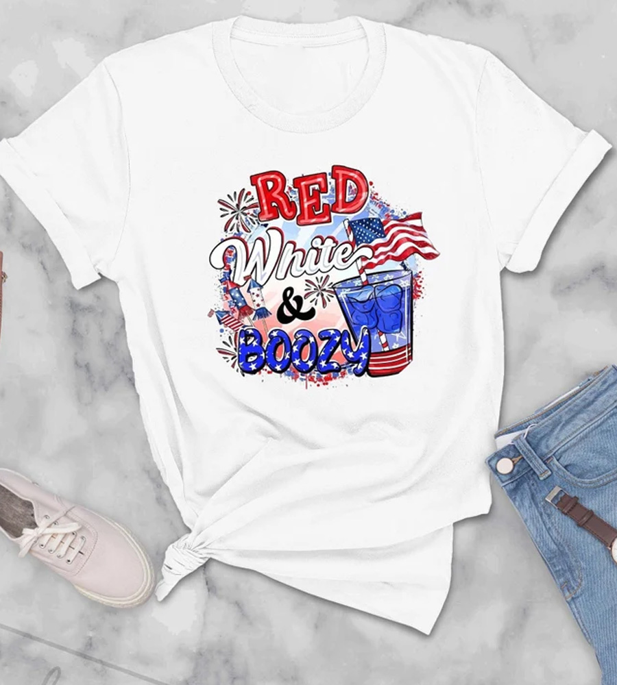 Red White And Boozed Shirt